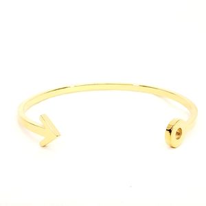 Cupid’s Arrow Cuff 14K Gold Plate Avery & May 8"